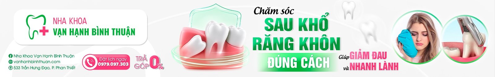 Chăm sóc sau nhổ răng khôn đúng cách giúp giảm đau và nhanh lành